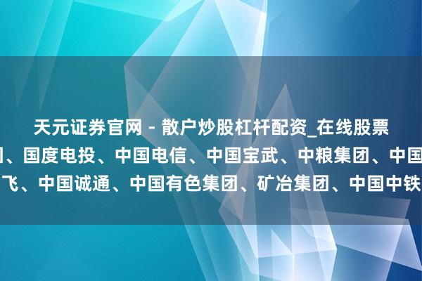 天元证券官网 - 散户炒股杠杆配资_在线股票配资官方杠杆 中核集团、国度电投、中国电信、中国宝武、中粮集团、中国商飞、中国诚通、中国有色集团、矿冶集团、中国中铁等央企党委（党组）文牍叙职